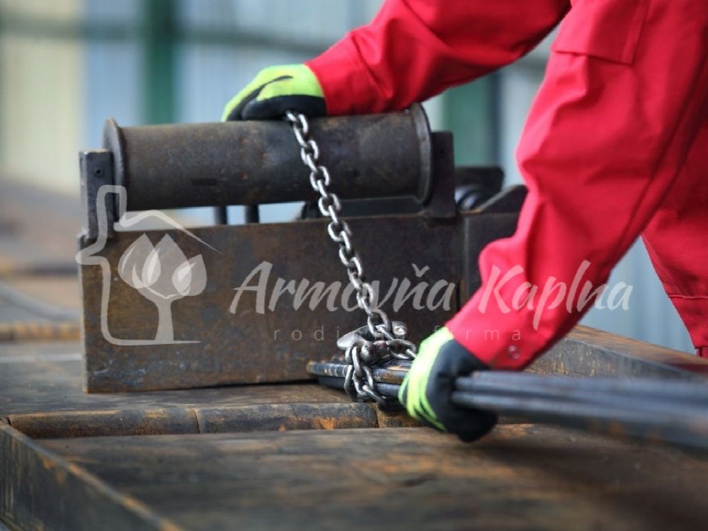 Armovňa Nitra - Strihanie a ohýbanie betonárskej ocele podľa požiadaviek zákazníka