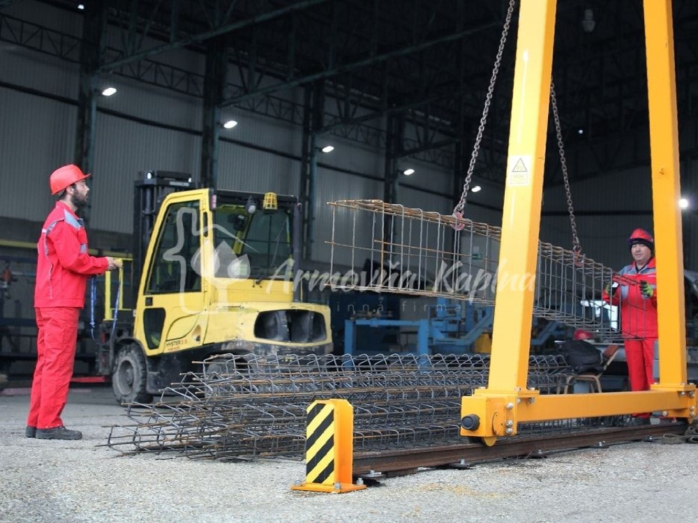 Armovňa Nitra - Výroba armokošov - Viazanie armokošov do základových pásov, prekladov, vencov, pätieka a stĺpov