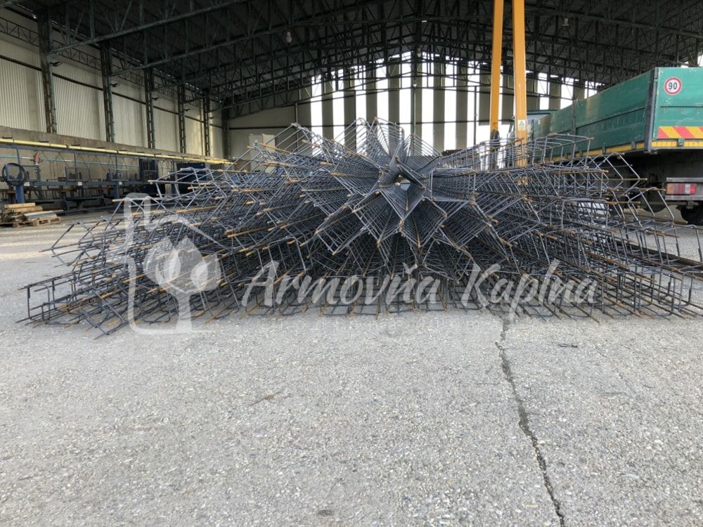 Armovňa Nitra - Výroba armokošov - Viazanie armokošov do základových pásov, prekladov, vencov, pätieka a stĺpov